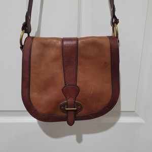 Fossil saddle crossbody/ shoulder bag